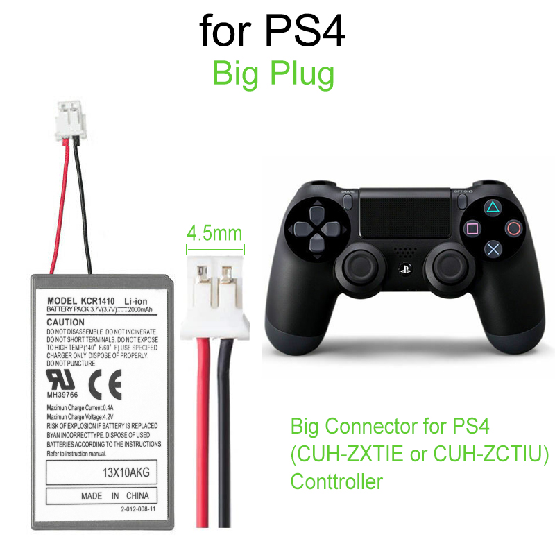 bateria mando PS4 especificaciones