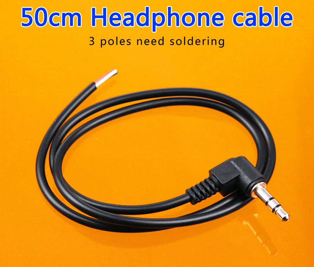 Cable auriculares 50 cm