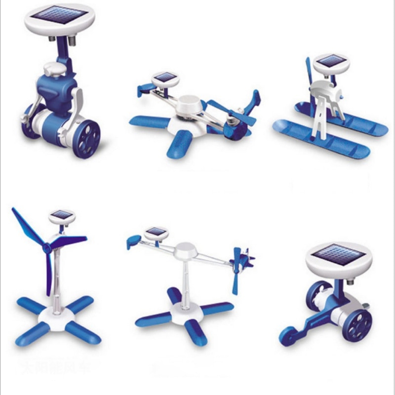 Kit Robot 6 en 1 juguete solar - Imagen 2