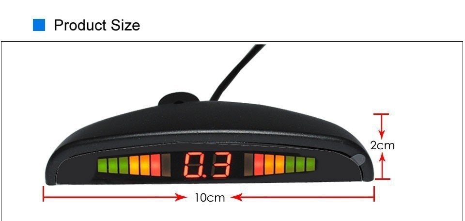 Sensor aparcamiento Coches 4 sensores - Imagen 3