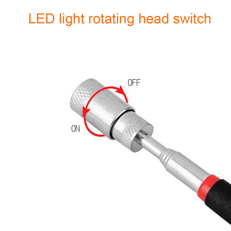 herramienta telescopica magnetica uso luz