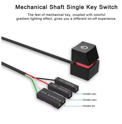 Boton encendido pines