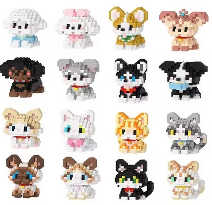 Juego Construcción Perros y Gatos